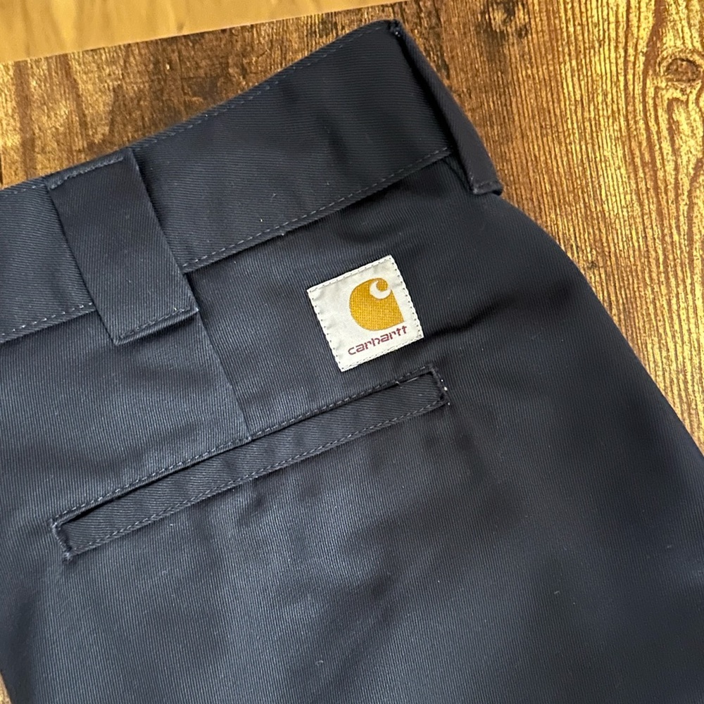 Navy Carhartt WIP Master Pants - 32x32 - worn once, perfect condition!